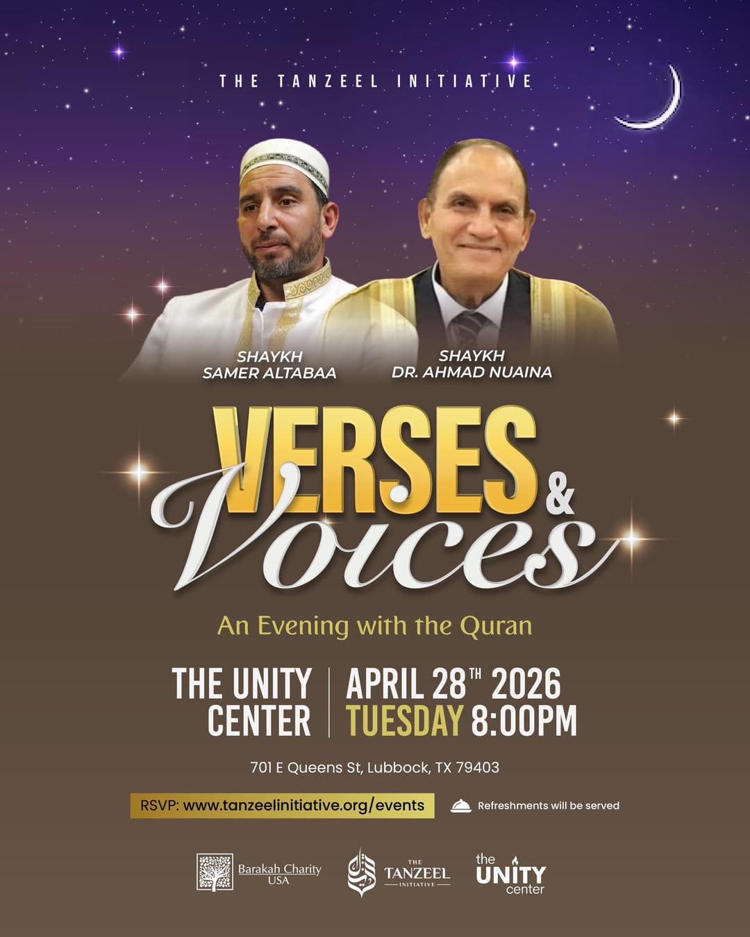 Verses & Voices Flyer